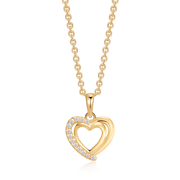 Sølvforgyldt halskæde F16262514