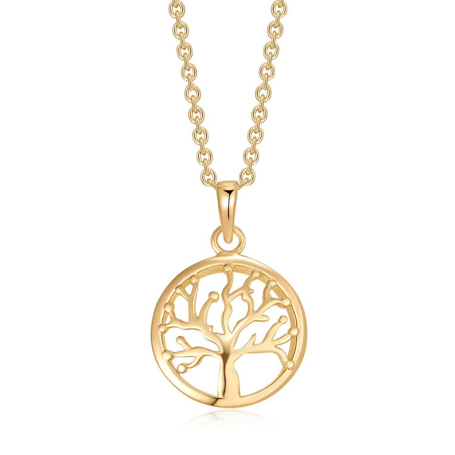 Sølvforgyldt halskæde F16262516