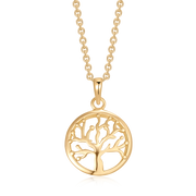 Sølvforgyldt halskæde F16262516