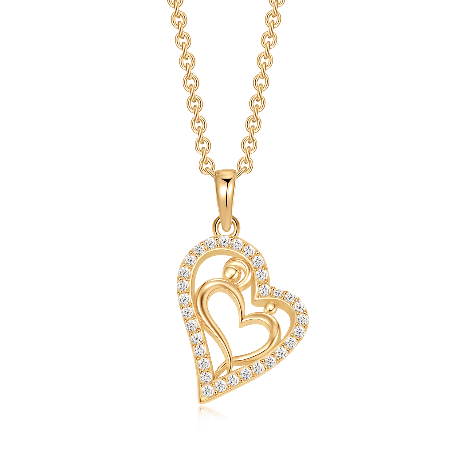 Sølvforgyldt halskæde F16262521