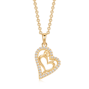 Sølvforgyldt halskæde F16262521