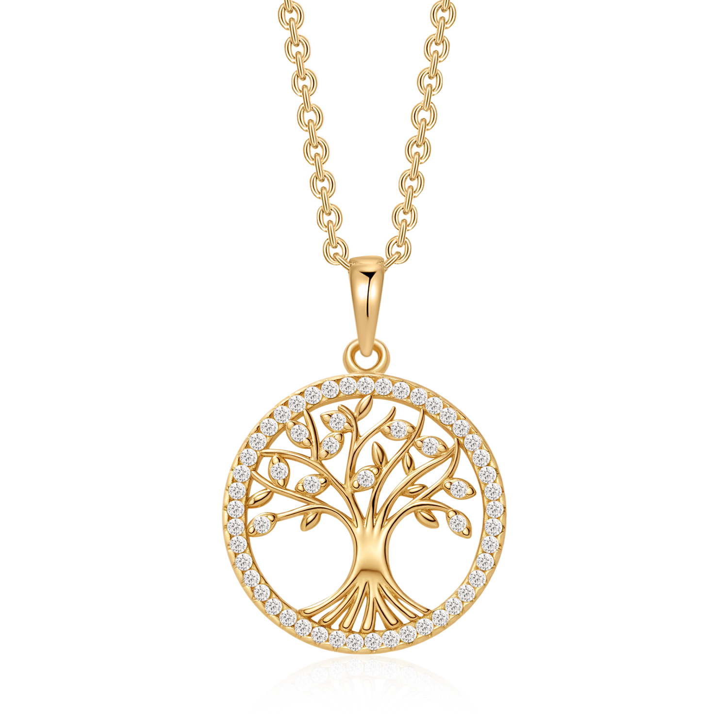 Sølvforgyldt halskæde F16262525