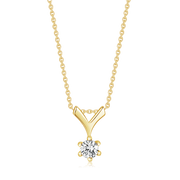 Sølvforgyldt halskæde F16348120