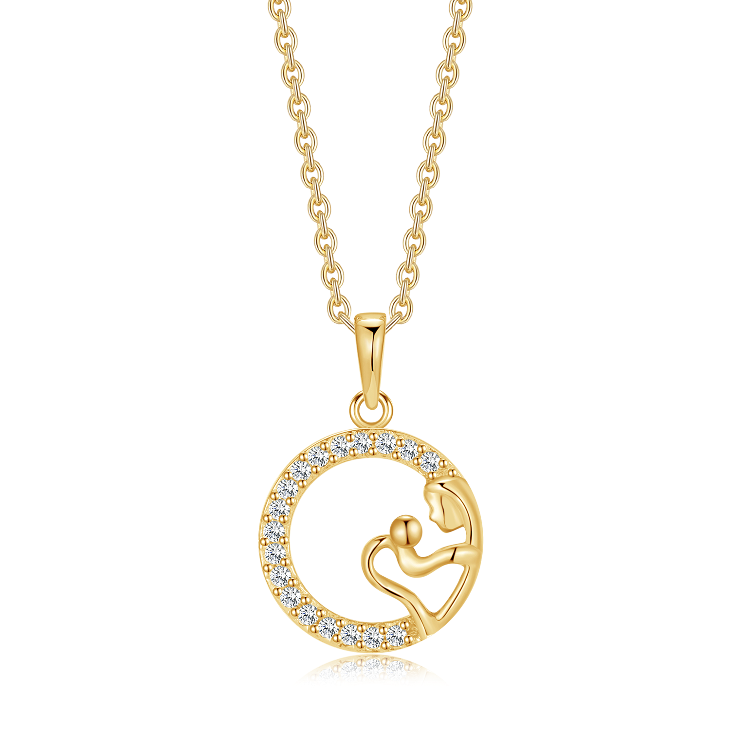 Sølvforgyldt halskæde F16348981