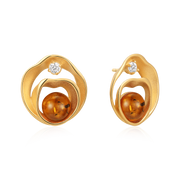 Sølvforgyldt ørestikker F20165160