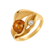 Sølvforgyldt ring F22165160