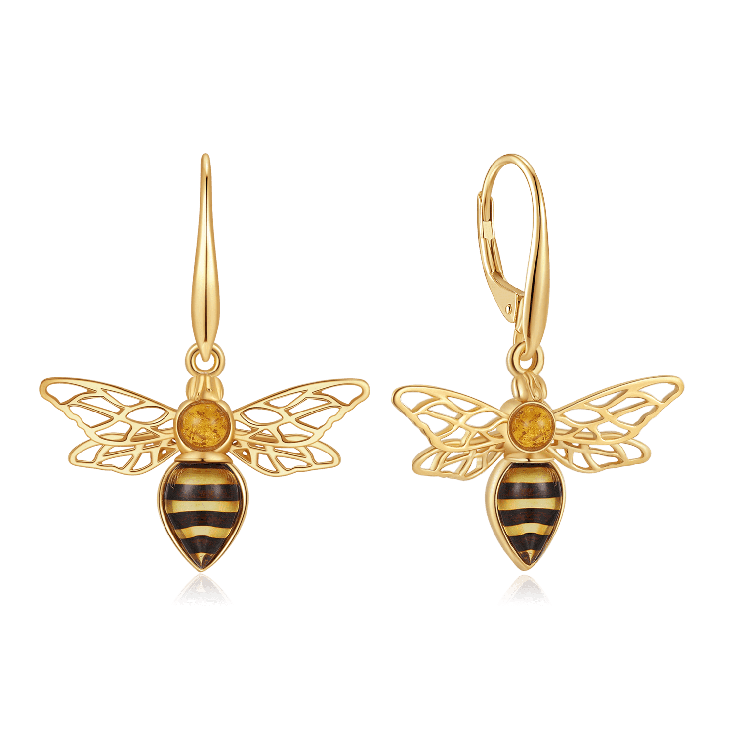 Sølvforgyldt ørehænger F23165144