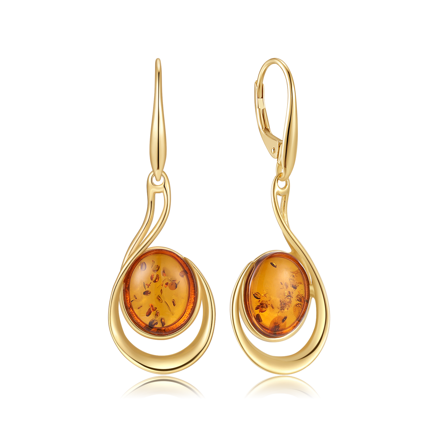 Sølvforgyldt ørehænger F23165154