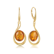 Sølvforgyldt ørehænger F23165154