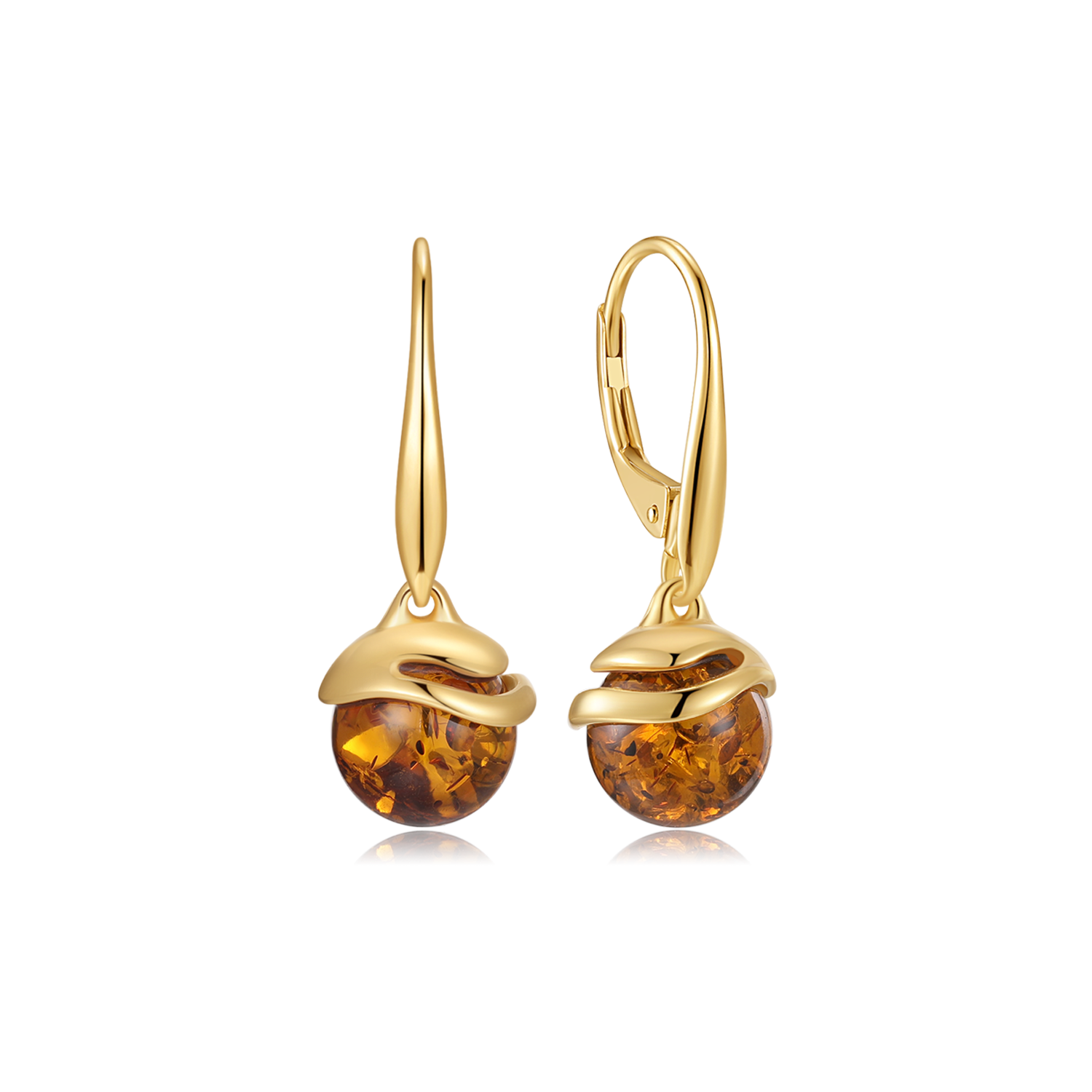 Sølvforgyldt ørehænger F23165155