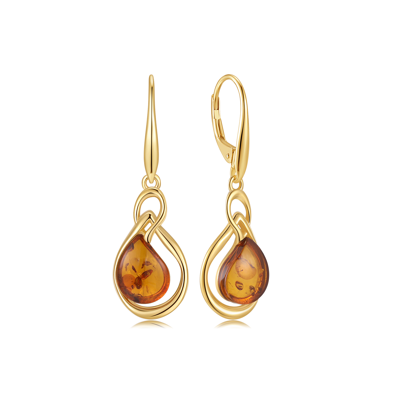 Sølvforgyldt ørehænger F23165157