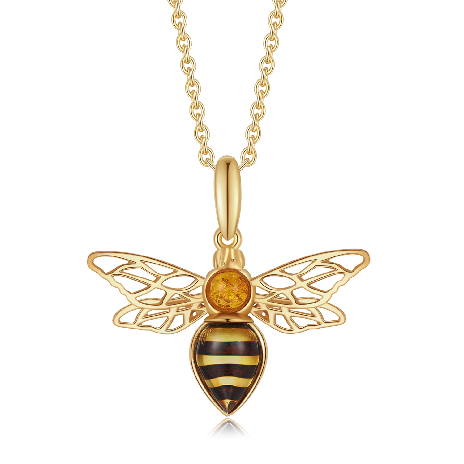 Sølvforgyldt halskæde F26165144