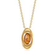 Sølvforgyldt halskæde F26165159