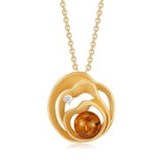 Sølvforgyldt halskæde F26165160