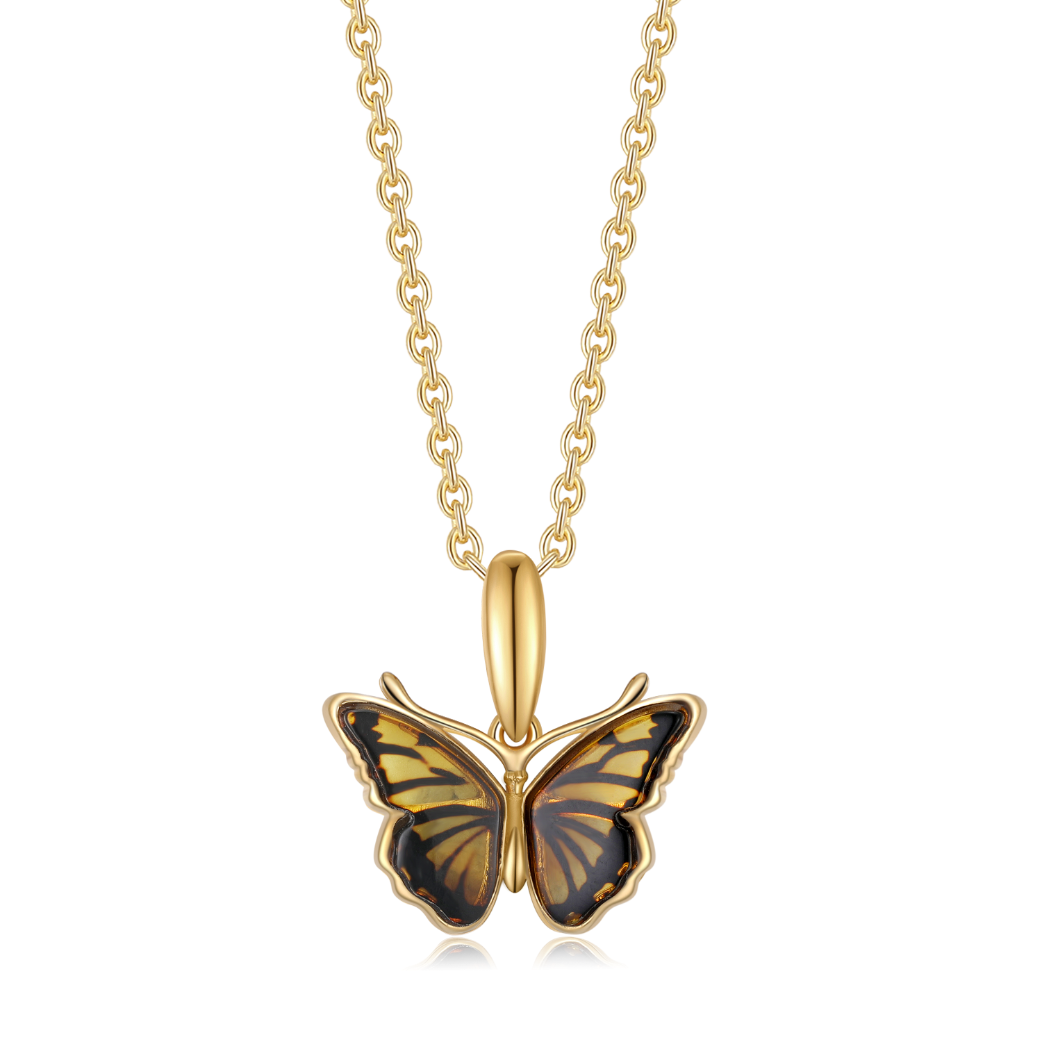 Sølvforgyldt halskæde F26165168