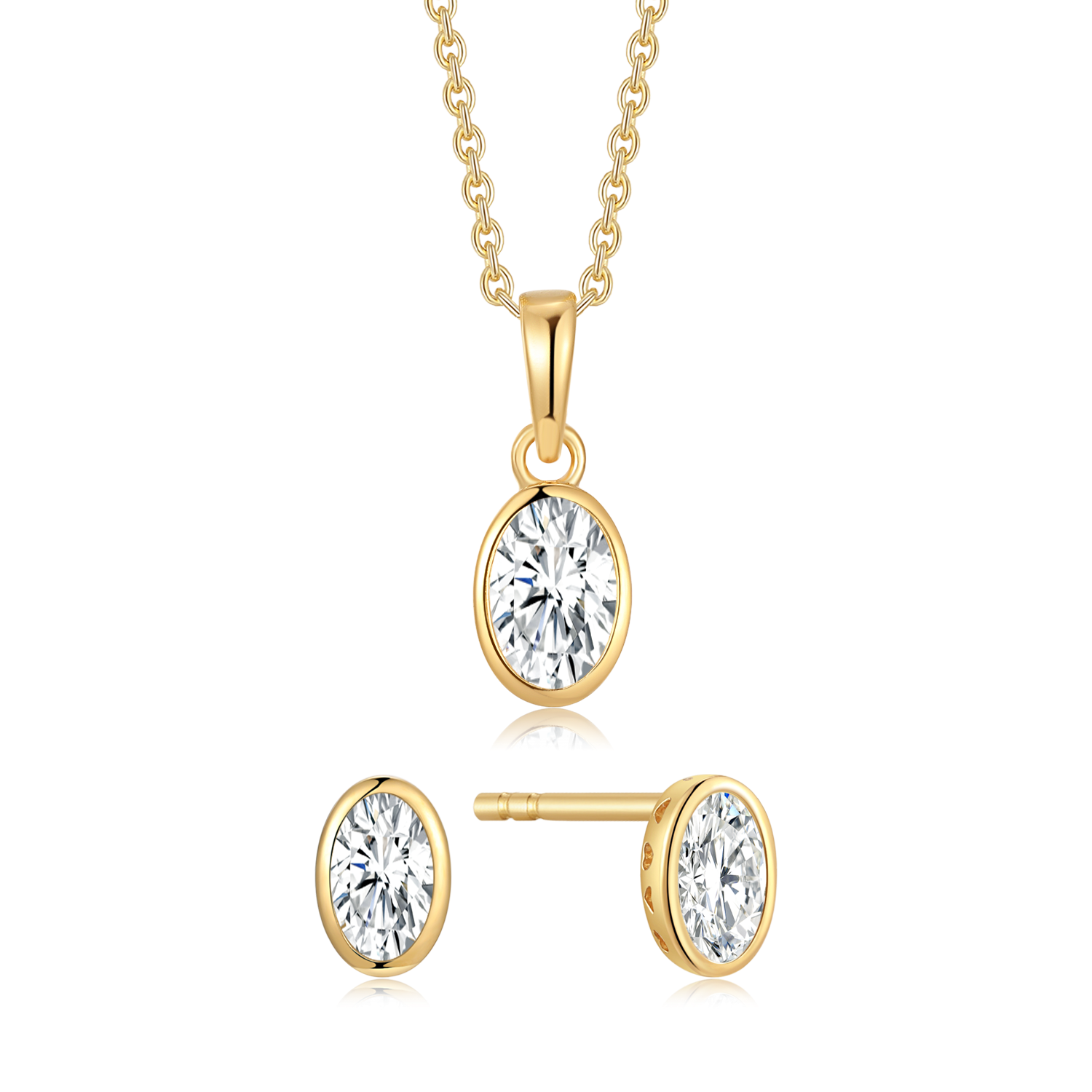 Sølvforgyldt sæt FS239191