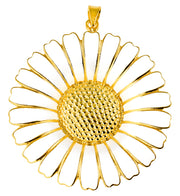 Marguerit vedhæng - Hvid 43 mm