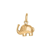 8kt. guldvedhæng/charm elefant