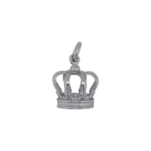 Rhod. sølv kors massiv 24mm