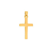 8kt. guldkors 23mm