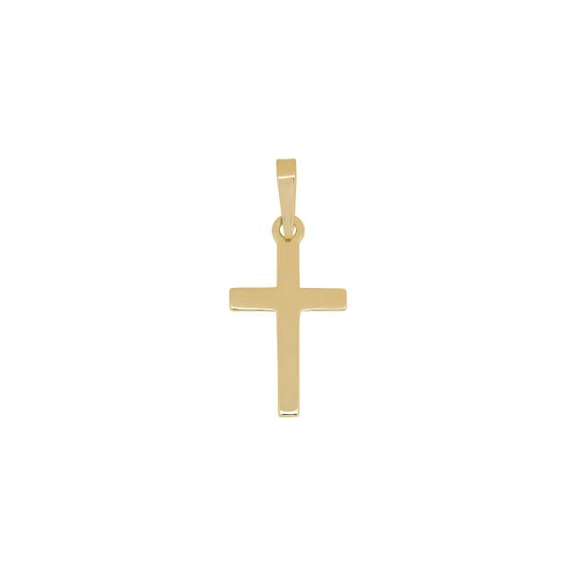 8kt. guldkors 20mm