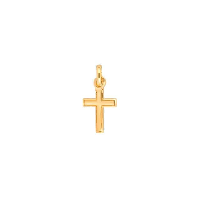 8kt. guldkors 10mm