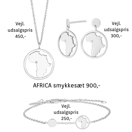 NOA Africa sølv smykkesæt 
