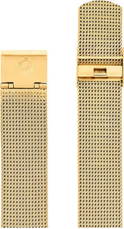 Arne Jacobsen mat guld stål meshlænke 20 mm