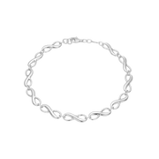 Armbånd Evighedstegn, 19 cm sølv