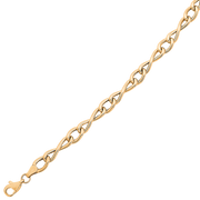 Armbånd i 8 karat guld med "Infinity" evighedstegn.