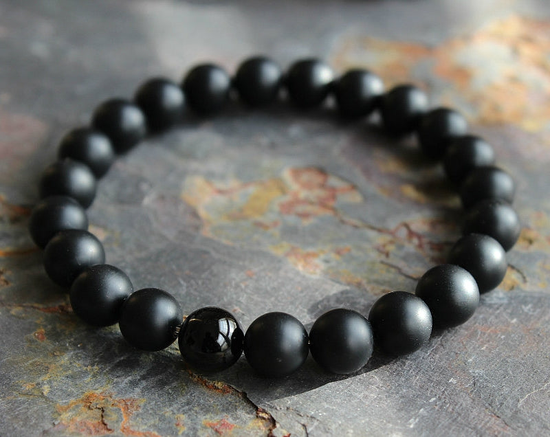 Armbånd med sort onyx