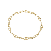 Armbånd 8kt, lænke, 19 cm