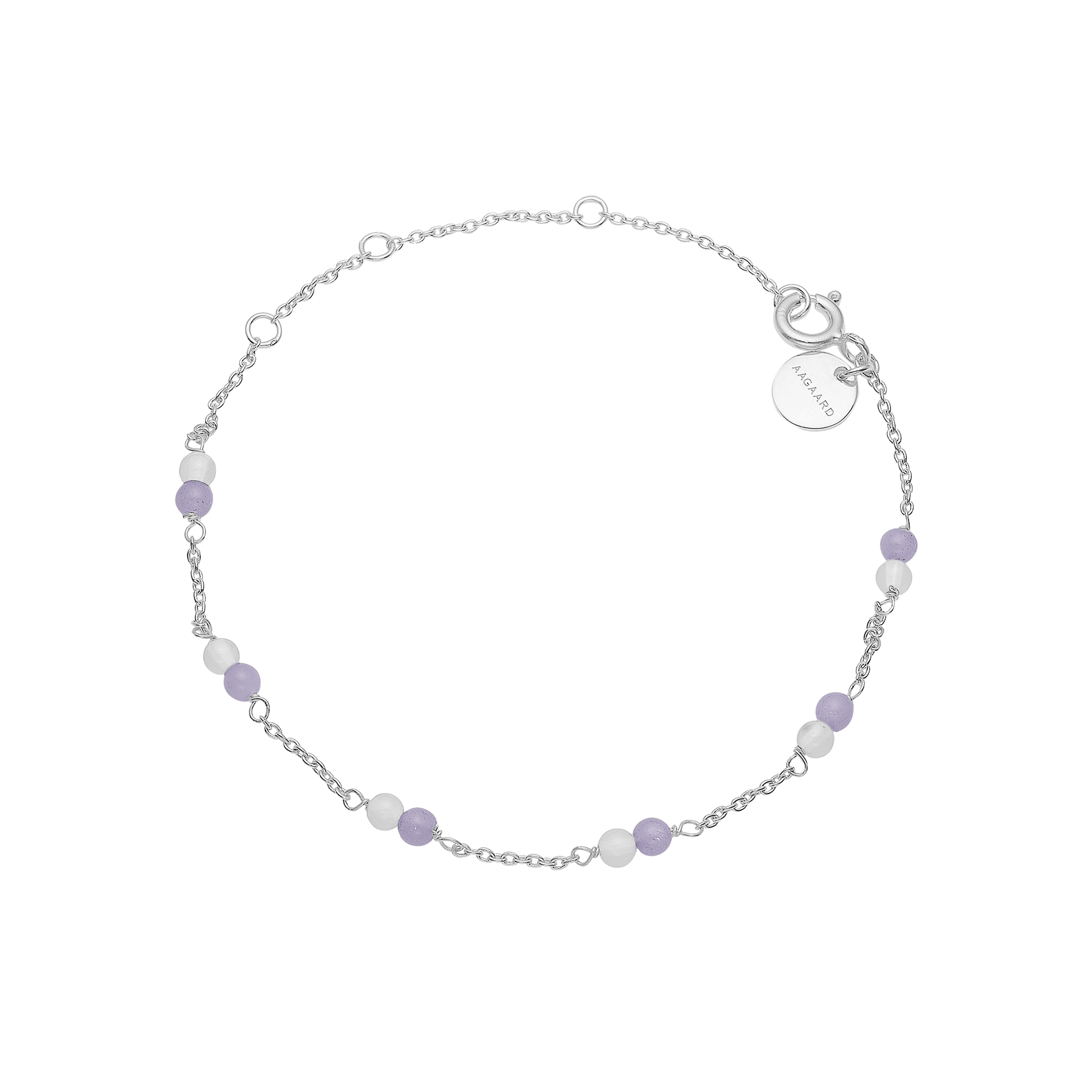 Armbånd, Amethyst/Blå Quartz, sølv