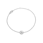 Armbånd, cz stjerner, sølv
