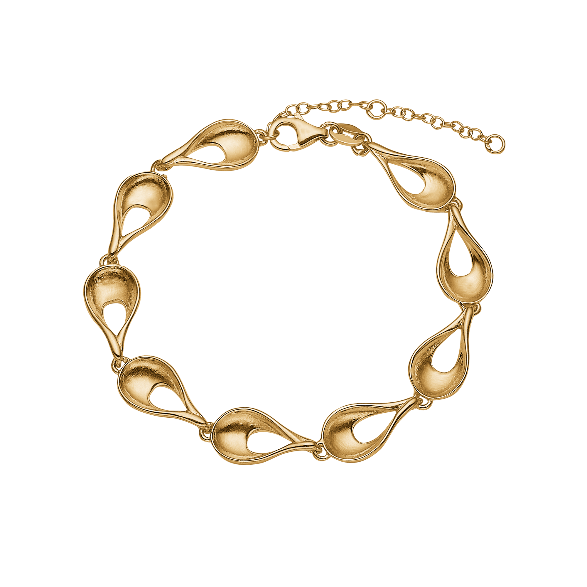 Armbånd, dråber, forg sølv