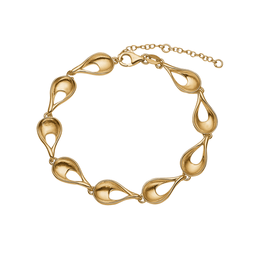 Armbånd, dråber, forg sølv