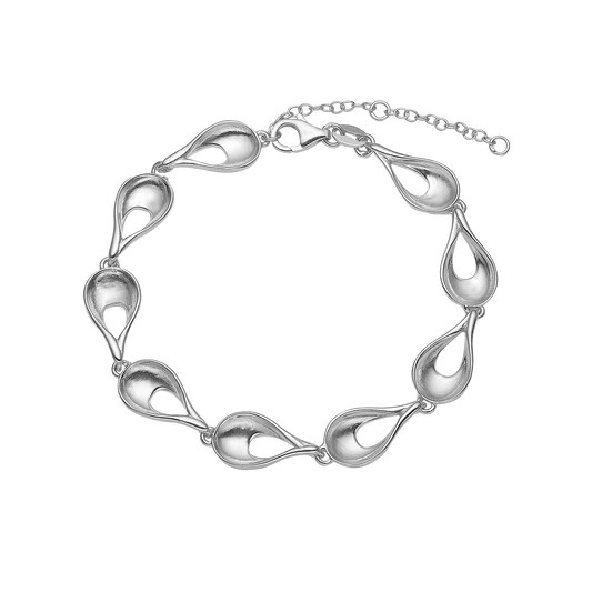Armbånd, dråber, sølv
