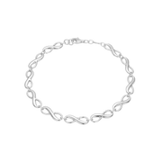 Armbånd Evighedstegn, 19 cm sølv