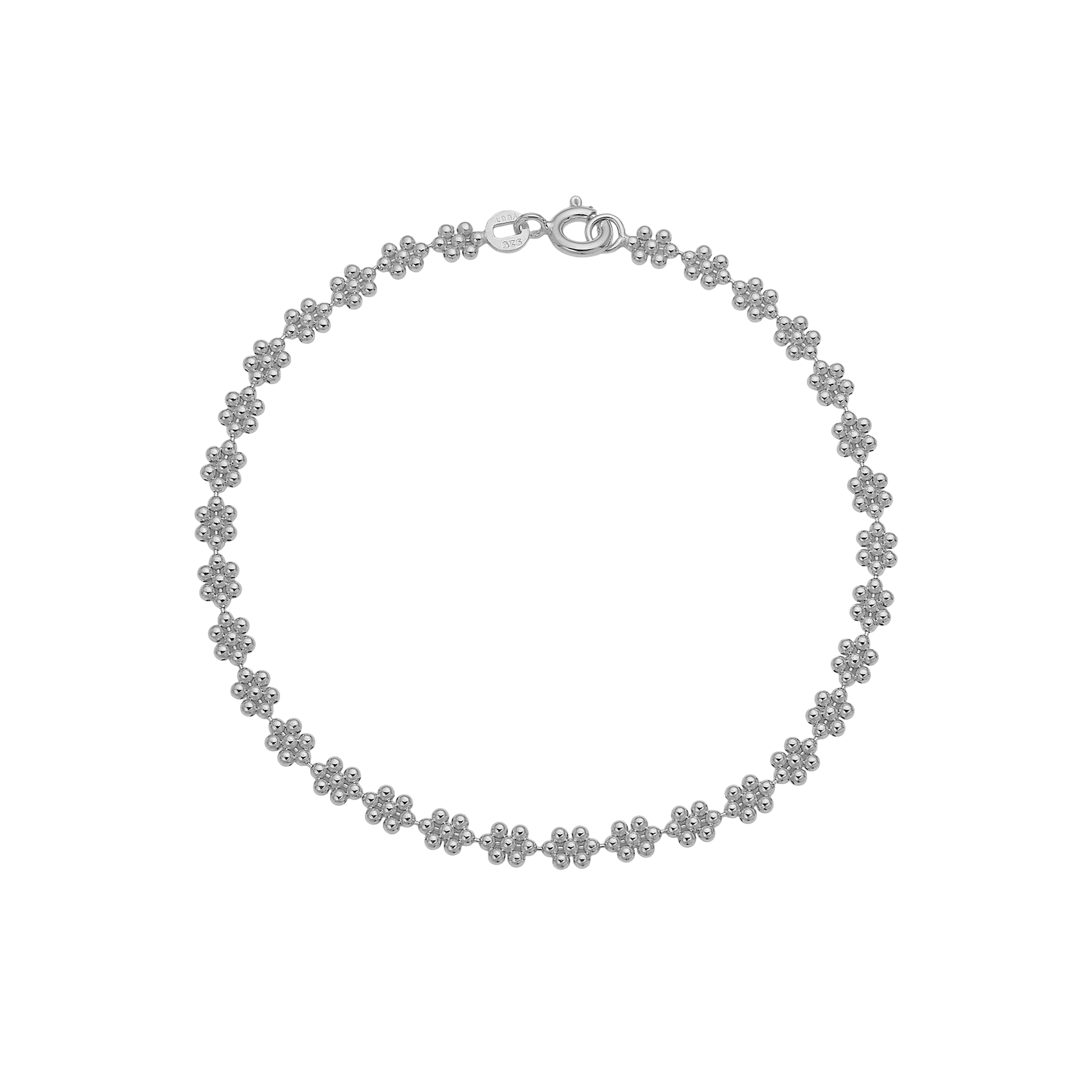 Armbånd, Flowers, sølv