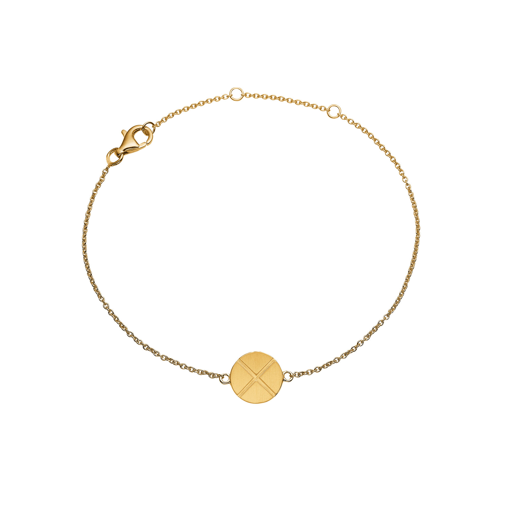 Armbånd, kryds, forg sølv