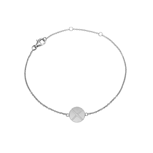 Armbånd, kryds, sølv