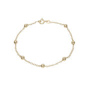 Armbånd, kugler, 19cm forg.