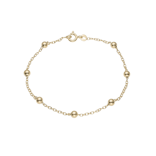 Armbånd, kugler, 19cm forg.