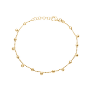 Armbånd, Kugler,17+3 cm forg