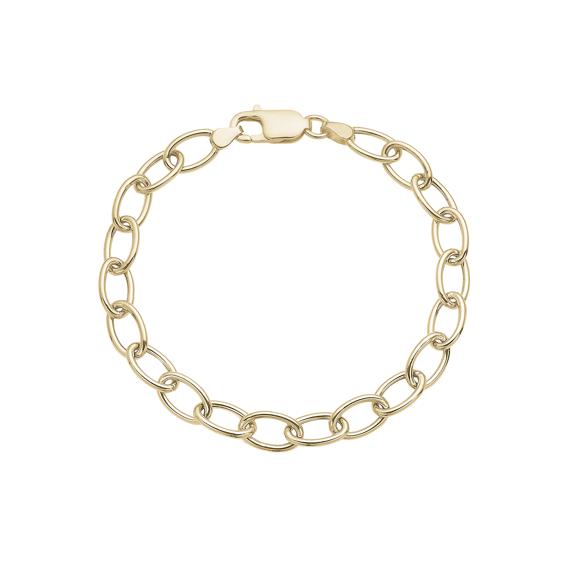 Armbånd, Ovale led, 20cm forg.