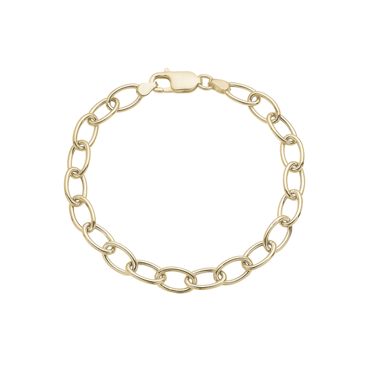 Armbånd, Ovale led, 20cm forg.