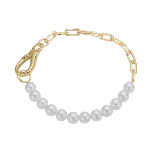 Armbånd, Pearl Links 20 cm, forg.