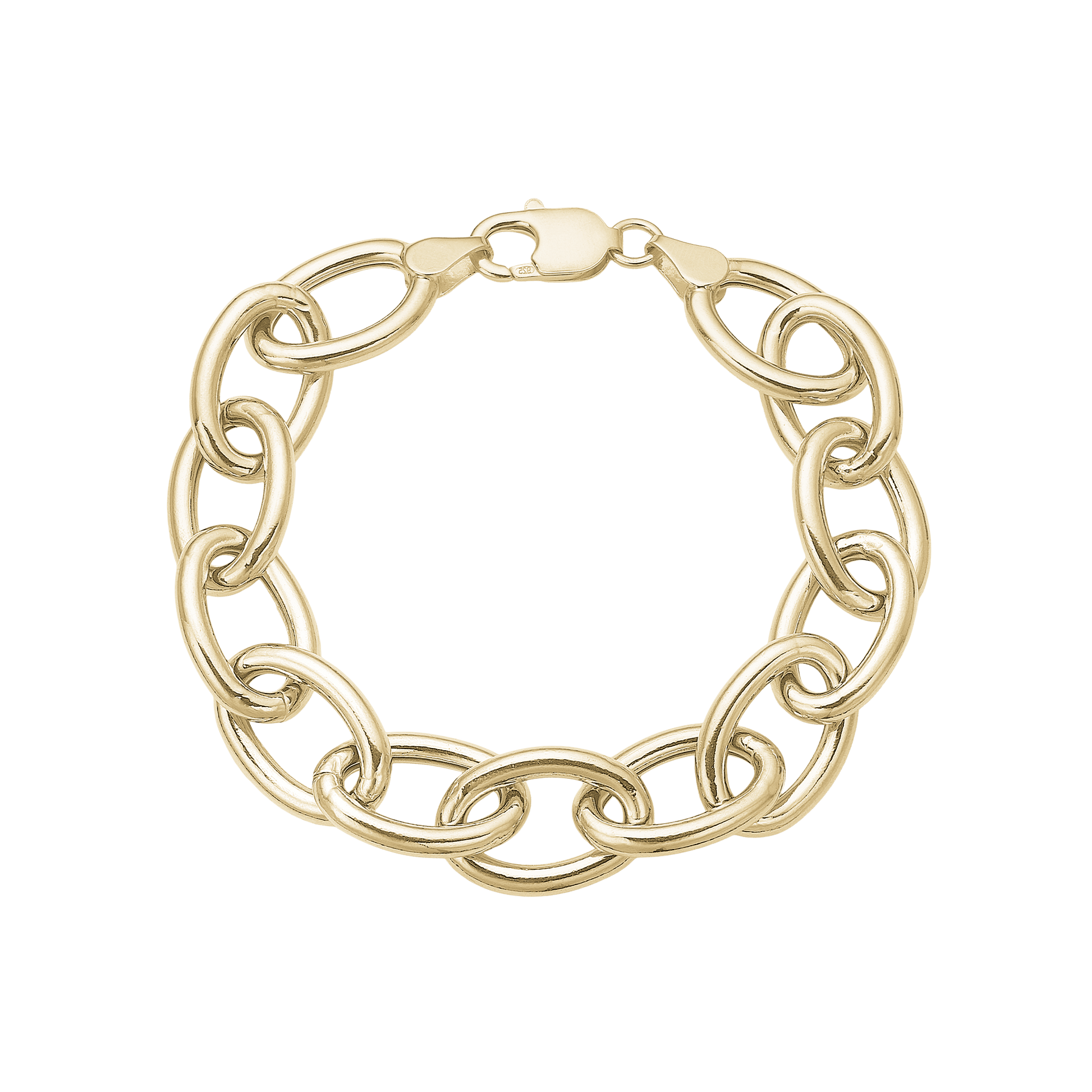 Armbånd, Store led,20cm forg.