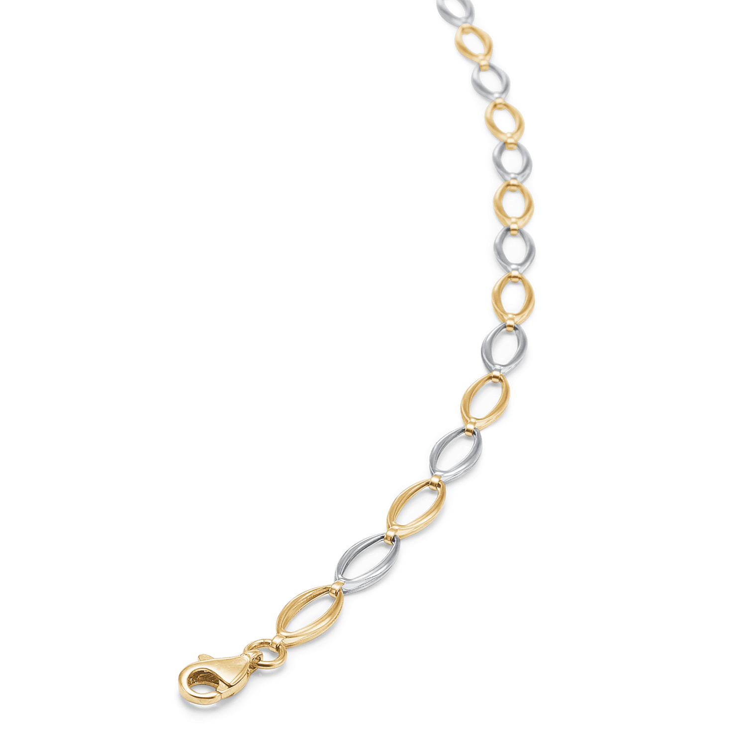 Armbånd 14 karat rød og hvidguld - Urma.dk