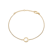 Armbånd, 14kt guld m/6 cz - Urma.dk